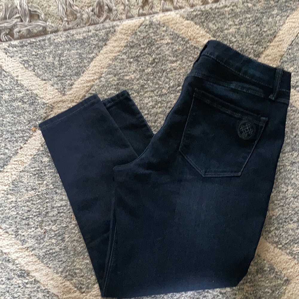 Laurie Felt Silky Denim Center Seam Ankle